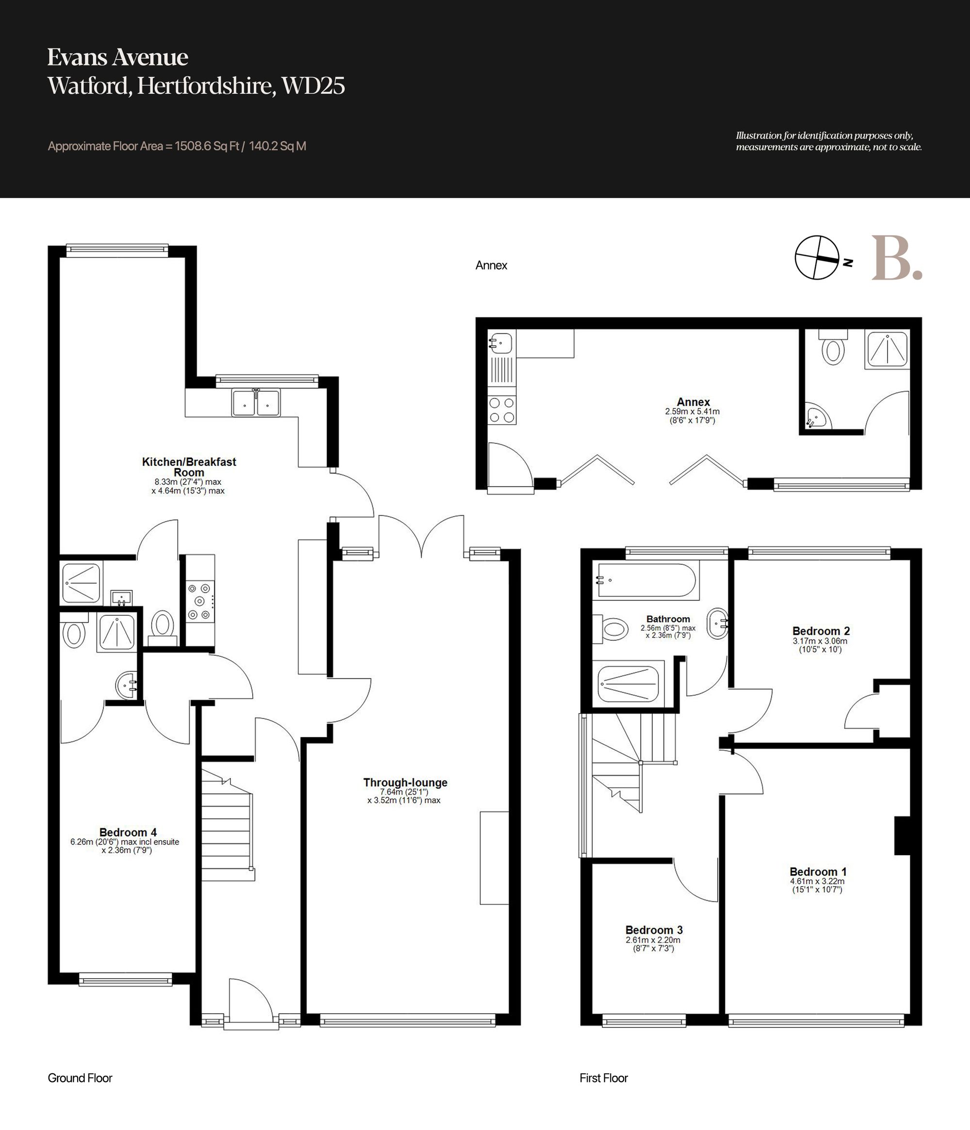 5 Evans Avenue, Watford floorplan