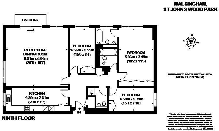 3 Bedrooms Flat to rent in St. Johns Wood Park, London NW8