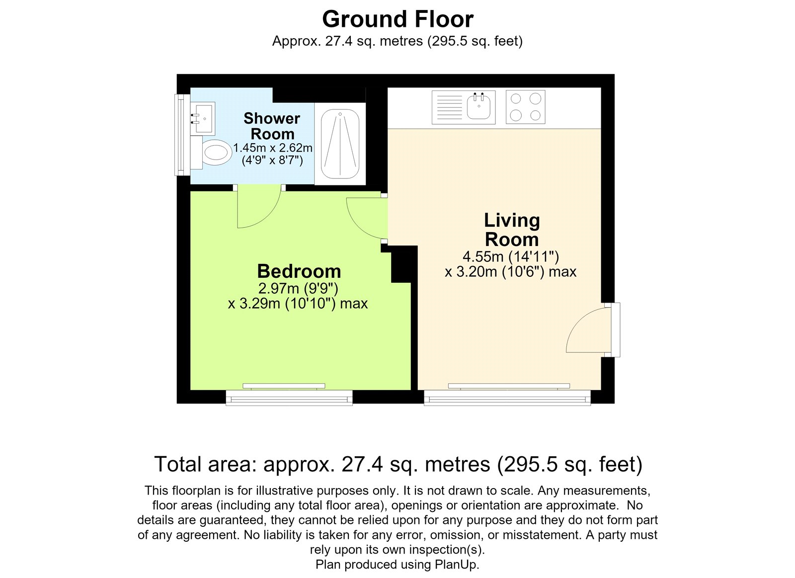 Flat 1, 2, Lon Hendre, Aberystwyth floorplan