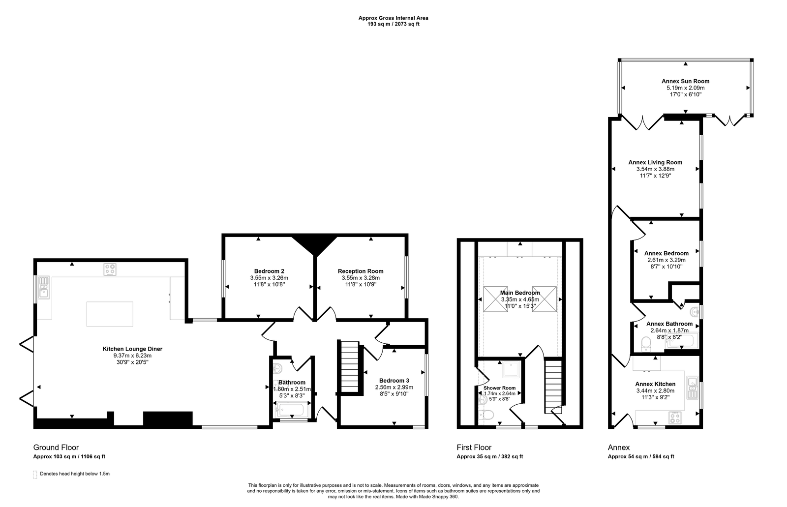 658, Wells Road, Bristol floorplan