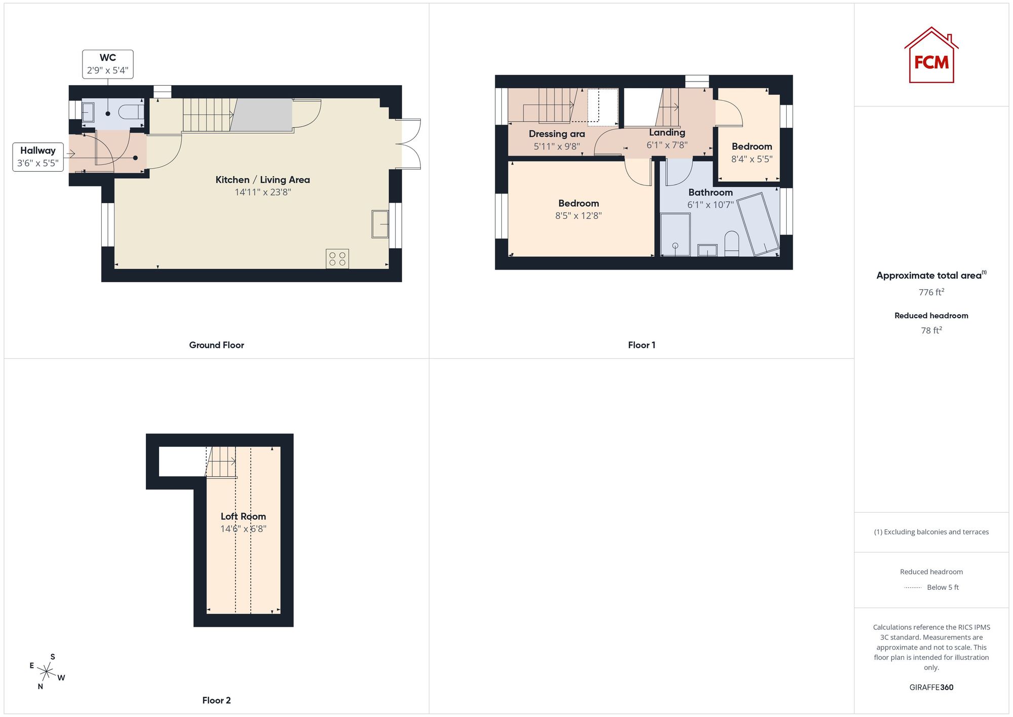 14 Weavers Avenue, Frizington floorplan
