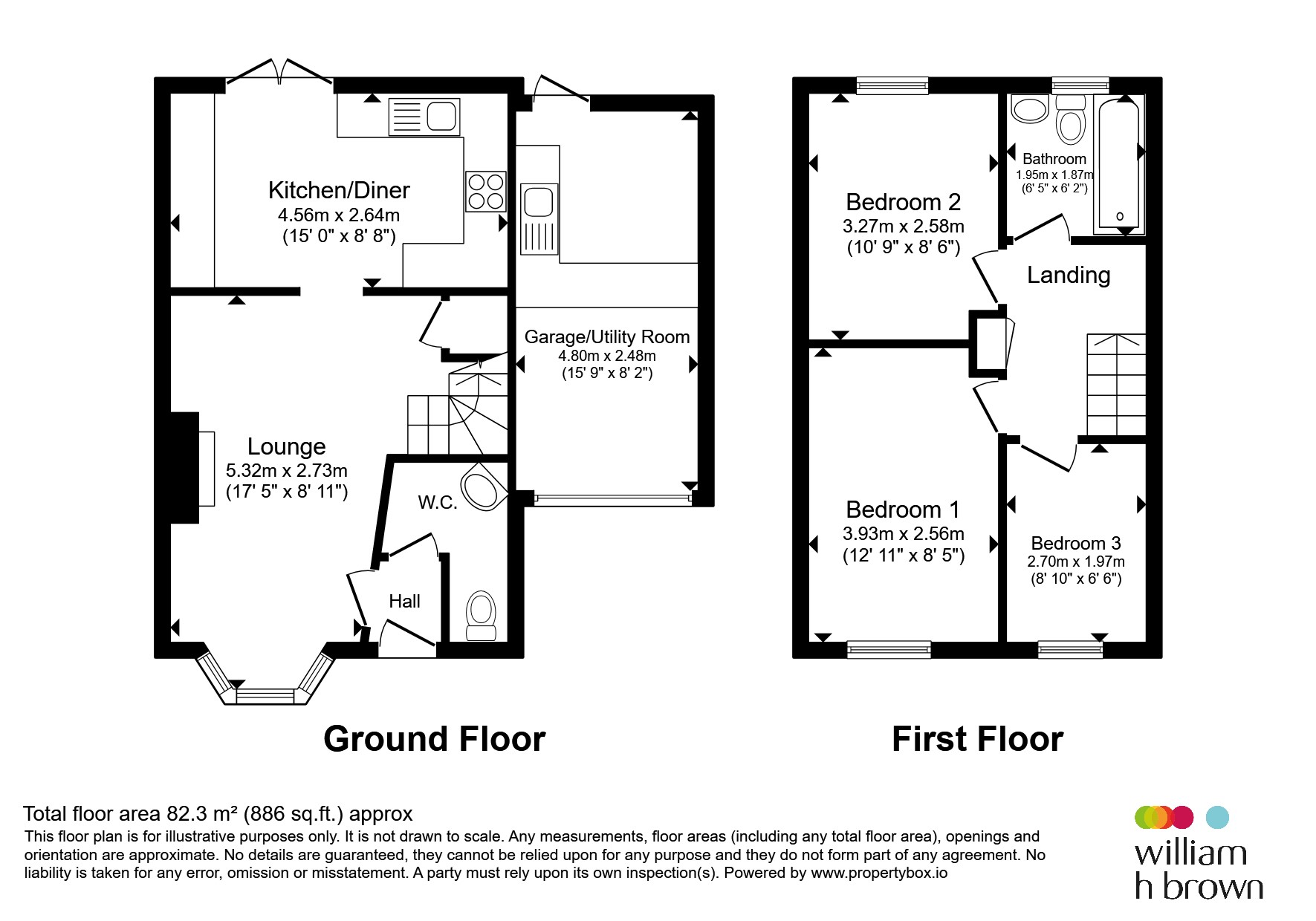 26, Newton Close, Worksop floorplan