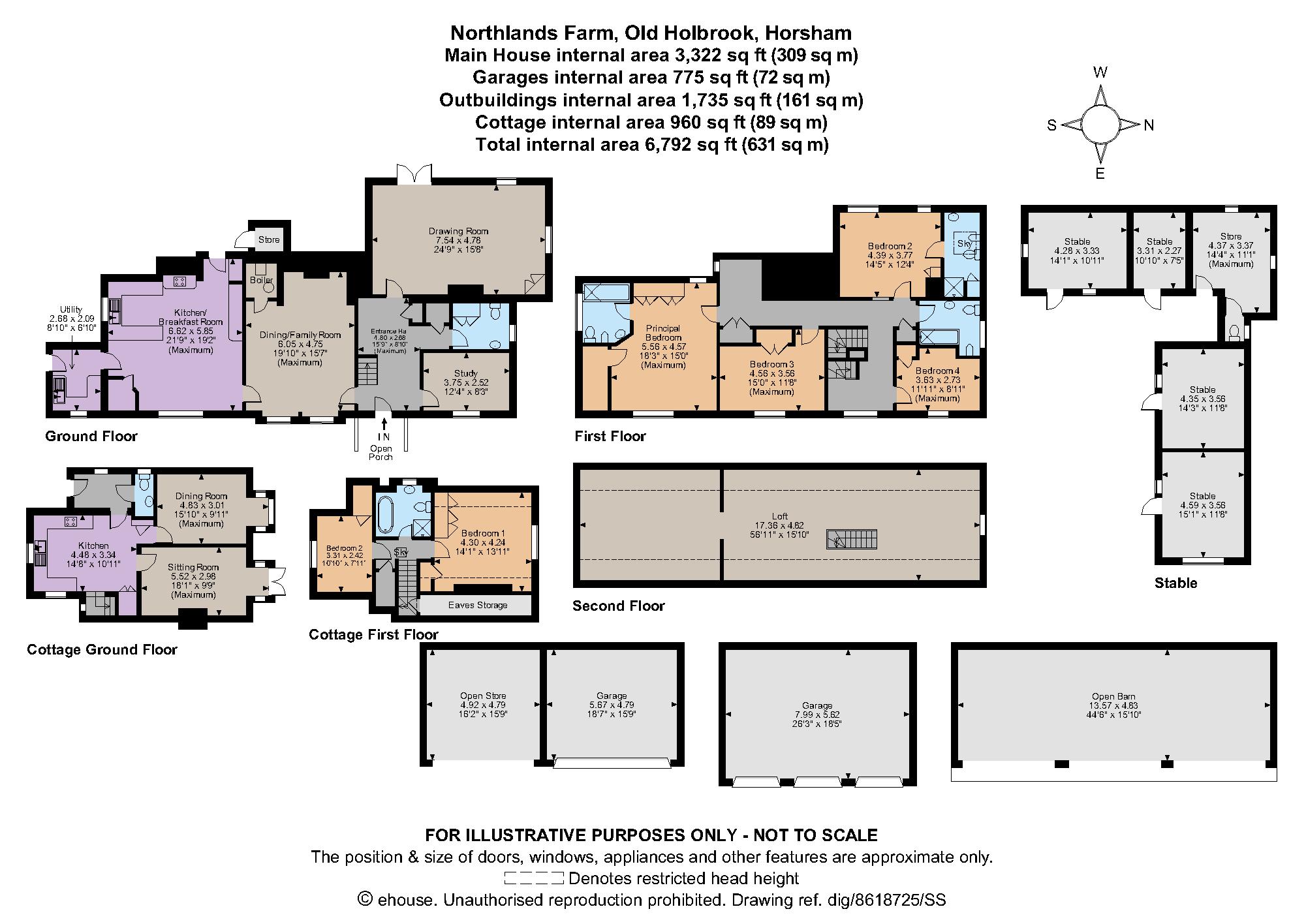 Northlands Farm,, Old Holbrook, West Sussex floorplan
