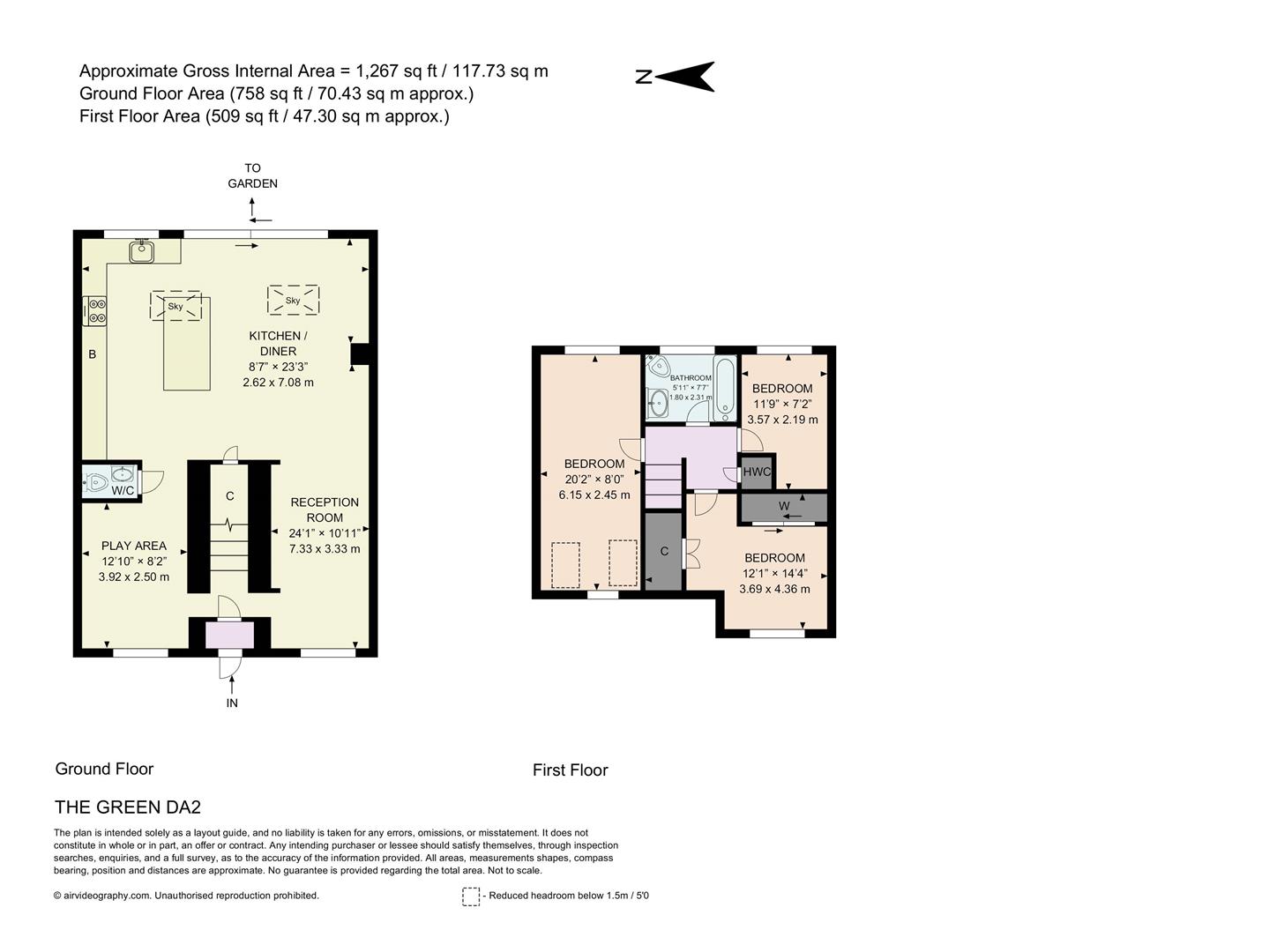 55, The Green, Dartford floorplan