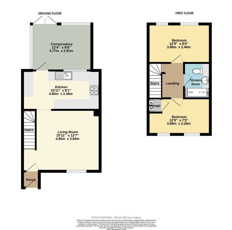 28, Brandon Way, Birchington floorplan