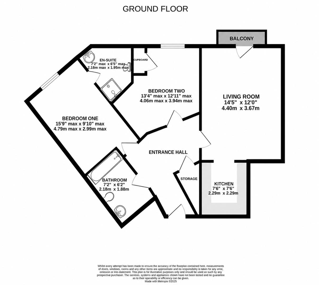 Flat 6, 4, Suffolk Drive, Gloucester floorplan