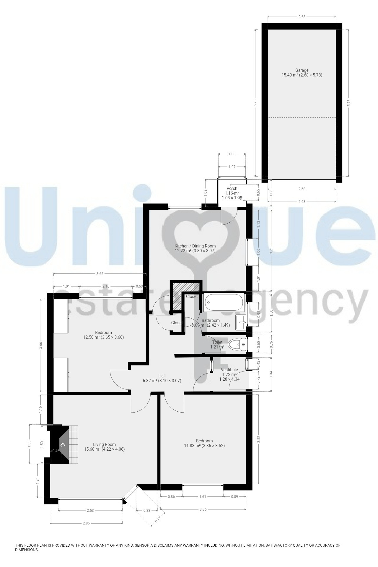 32, Woodridge Avenue, Thornton-Cleveleys floorplan