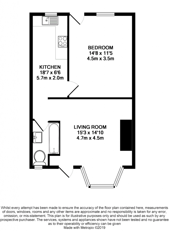 1 Bedrooms Flat for sale in Queens Road, Aldershot GU11