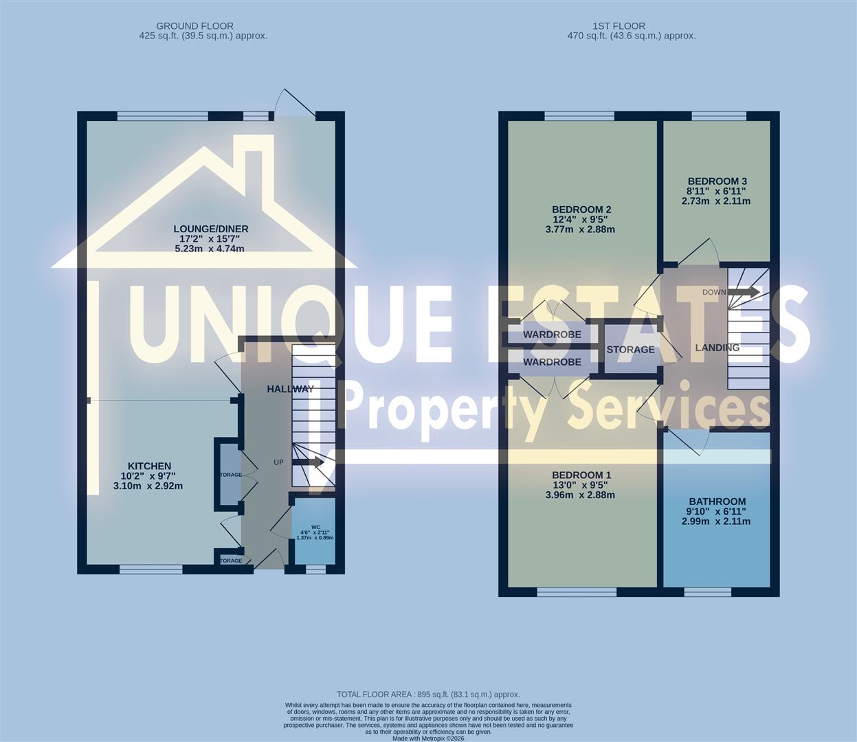 76, Lawson Road, Enfield floorplan
