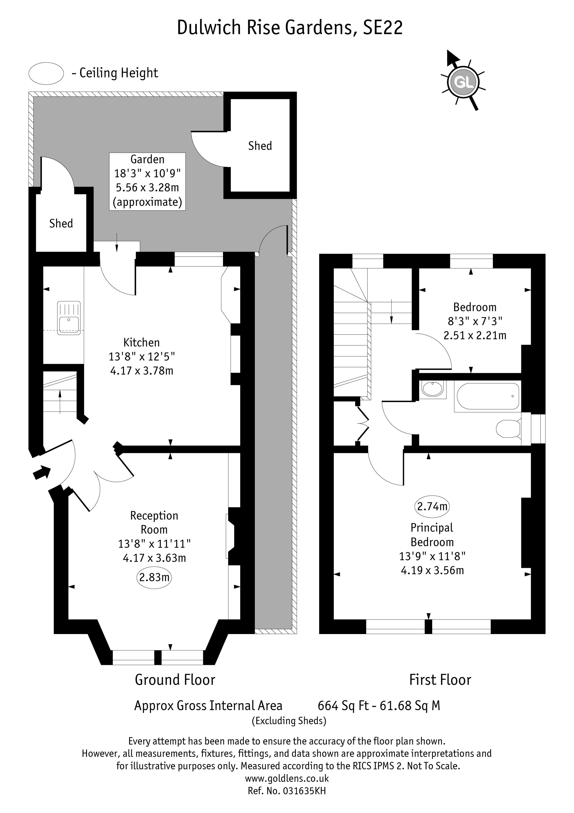1, Dulwich Rise Gardens, East Dulwich floorplan