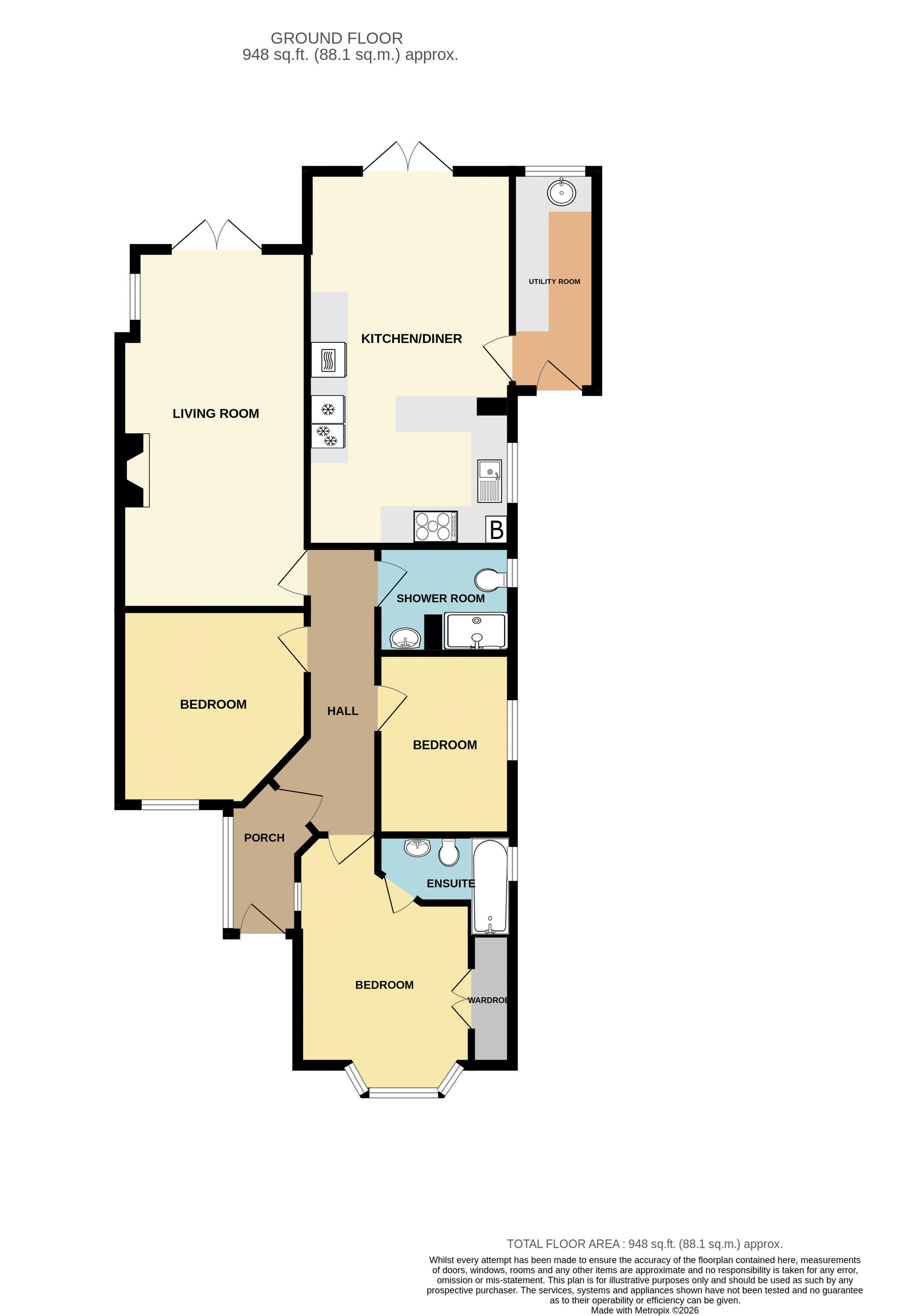 Milton Road, Weston-Super-Mare floorplan