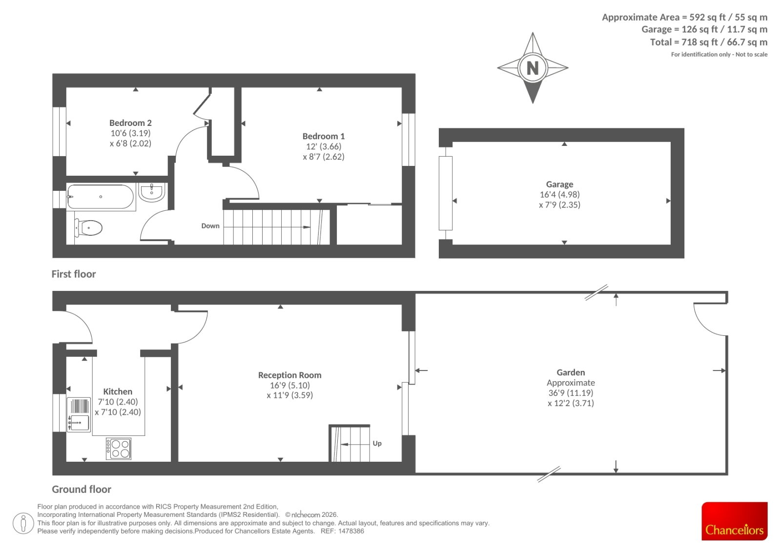 12 RIVER VIEW, Kennington, Oxford floorplan
