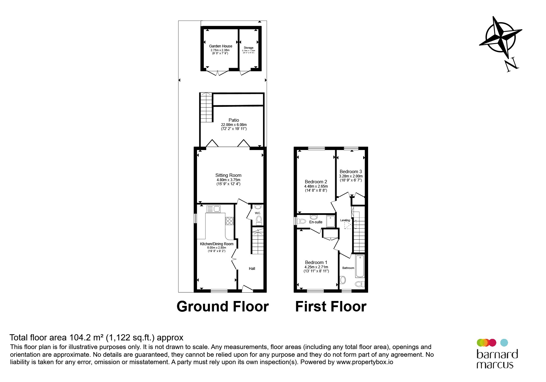 54b, Grosvenor Road, Epsom floorplan