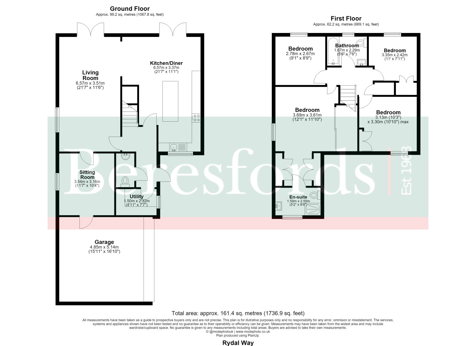 40, Rydal Way, Braintree floorplan