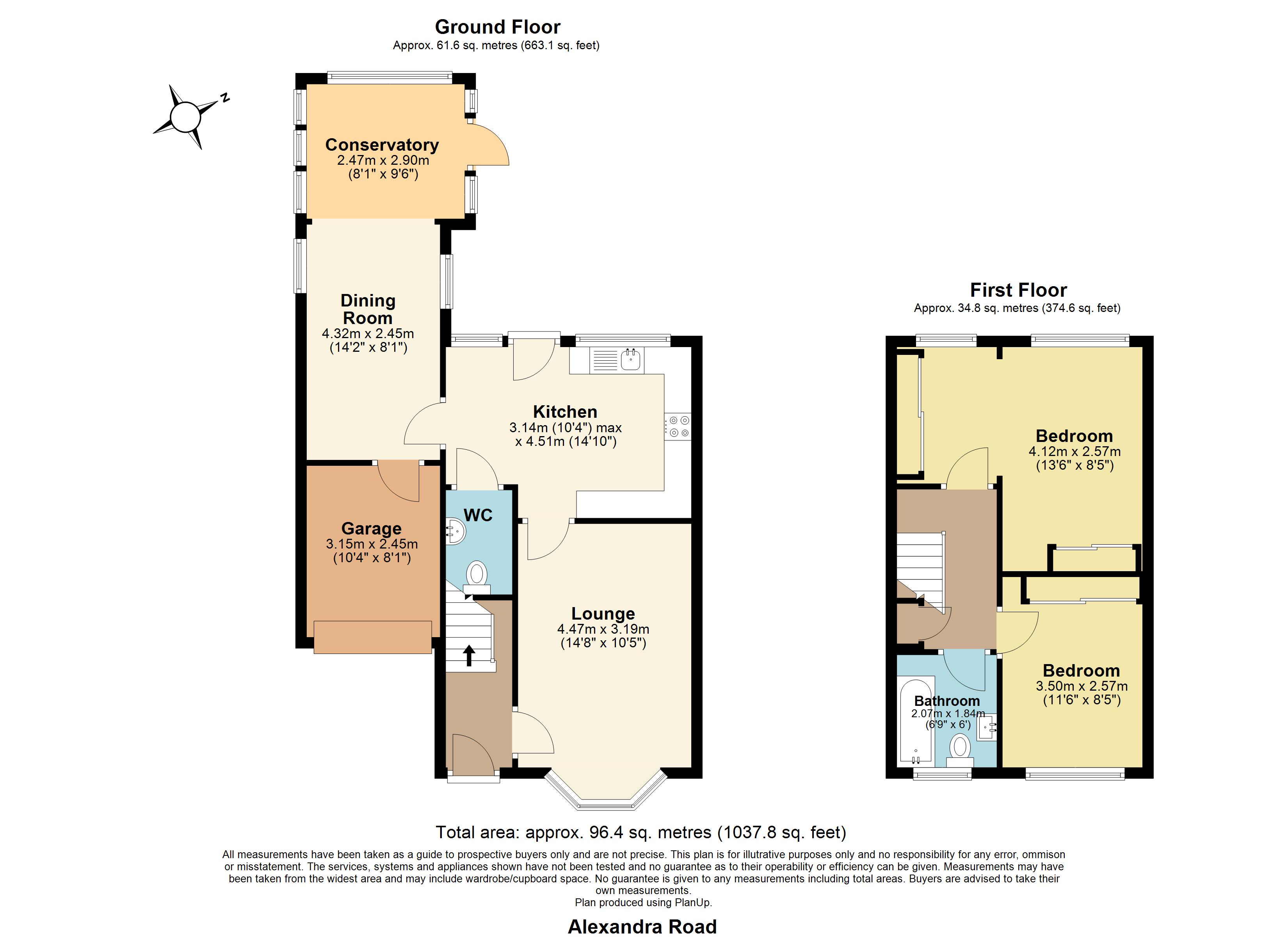 92, Alexandra Road, Southend-on-Sea floorplan