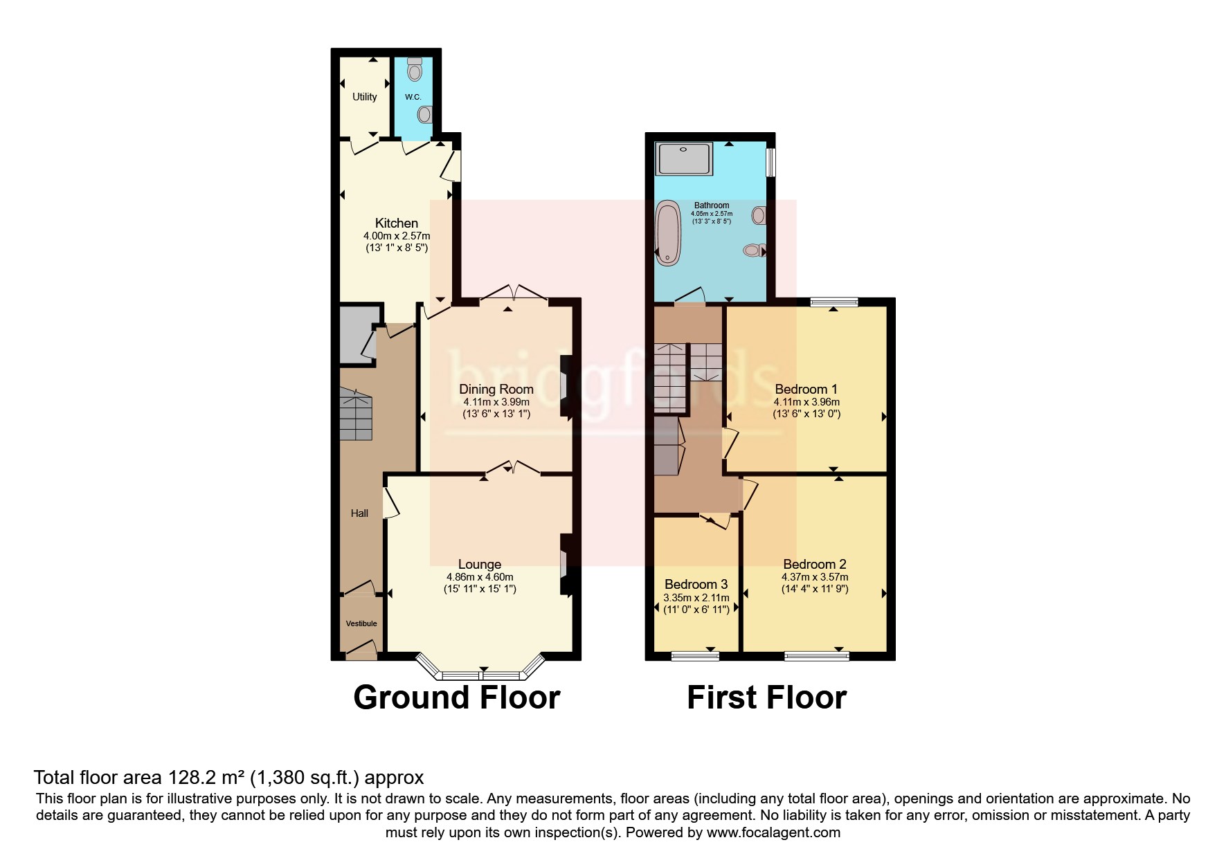 4, Wesley Terrace, Durham floorplan