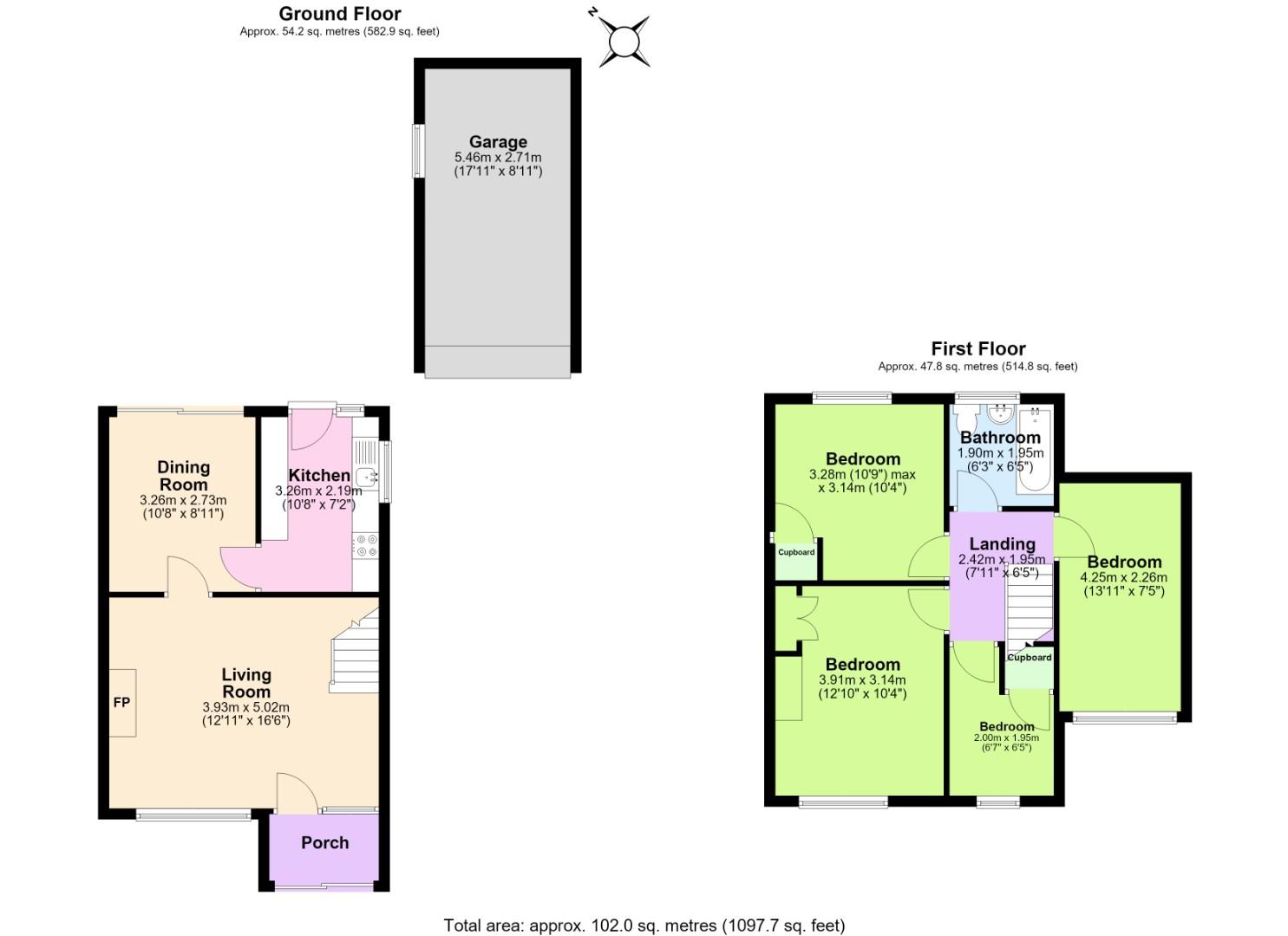 188, Mount Pleasant, Nottingham floorplan