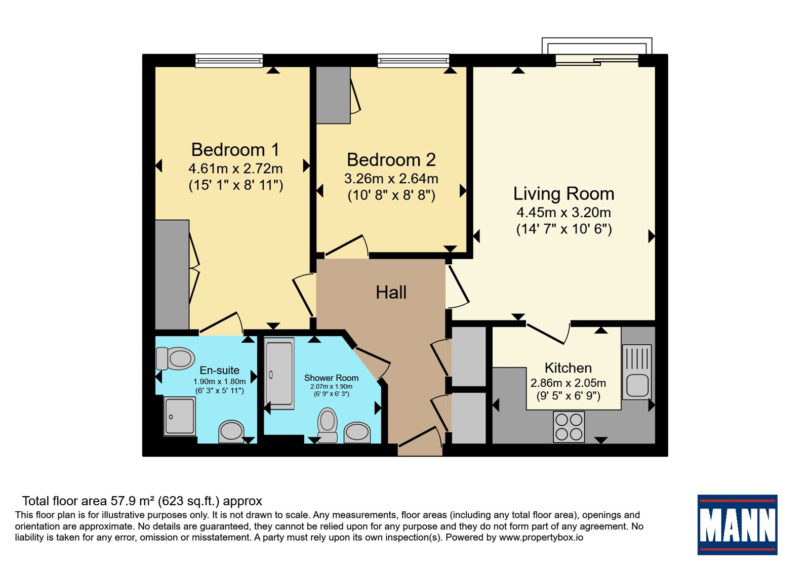 51, Brunswick Place, Southampton floorplan