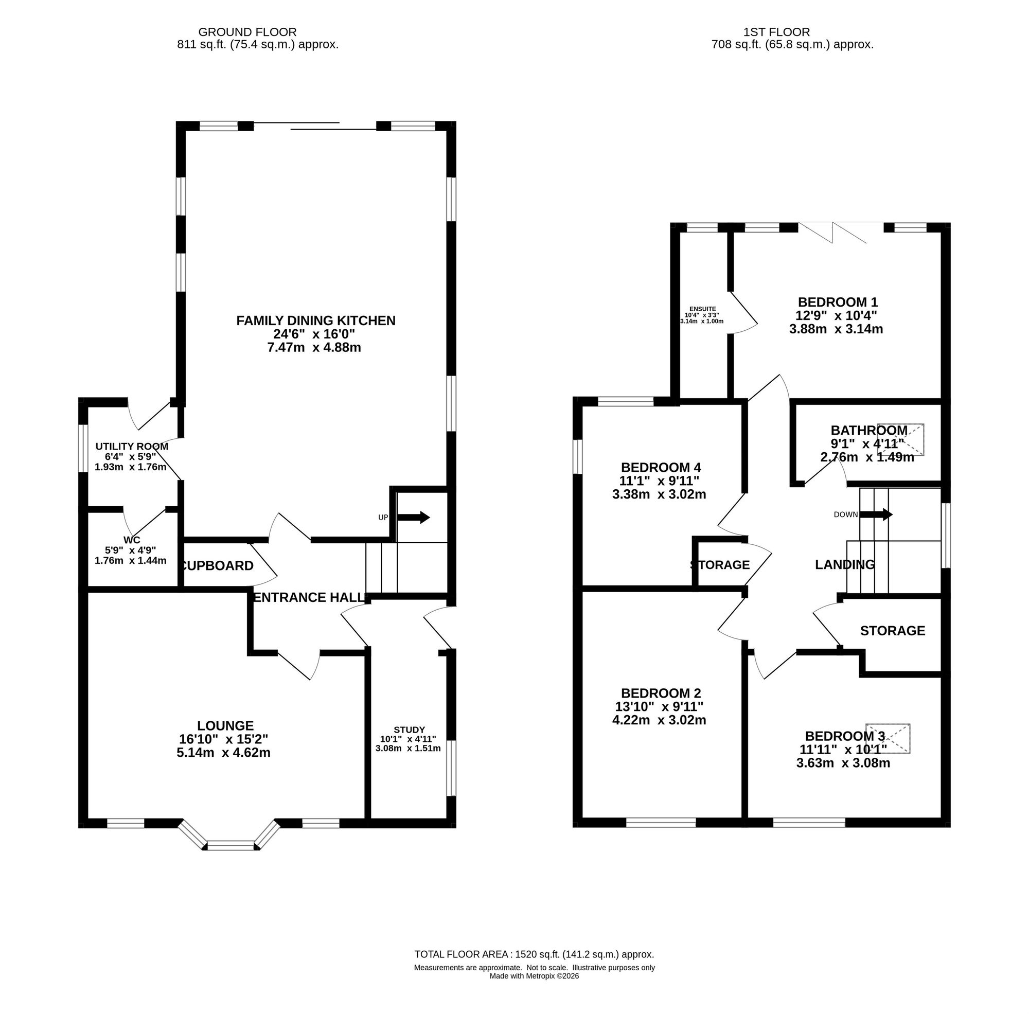 3 The Crescent, Macclesfield floorplan