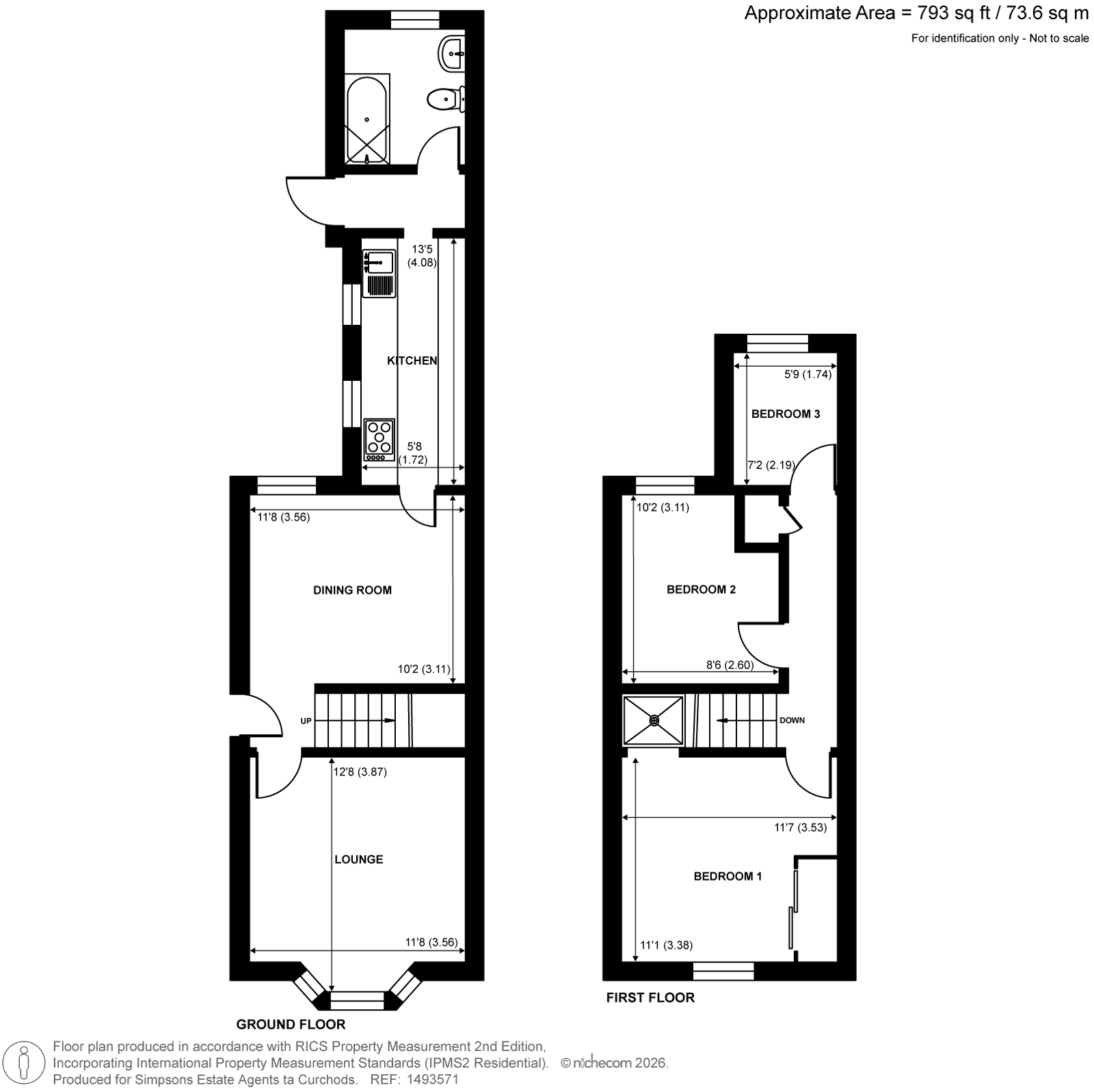 9, Ongar Road, Addlestone floorplan