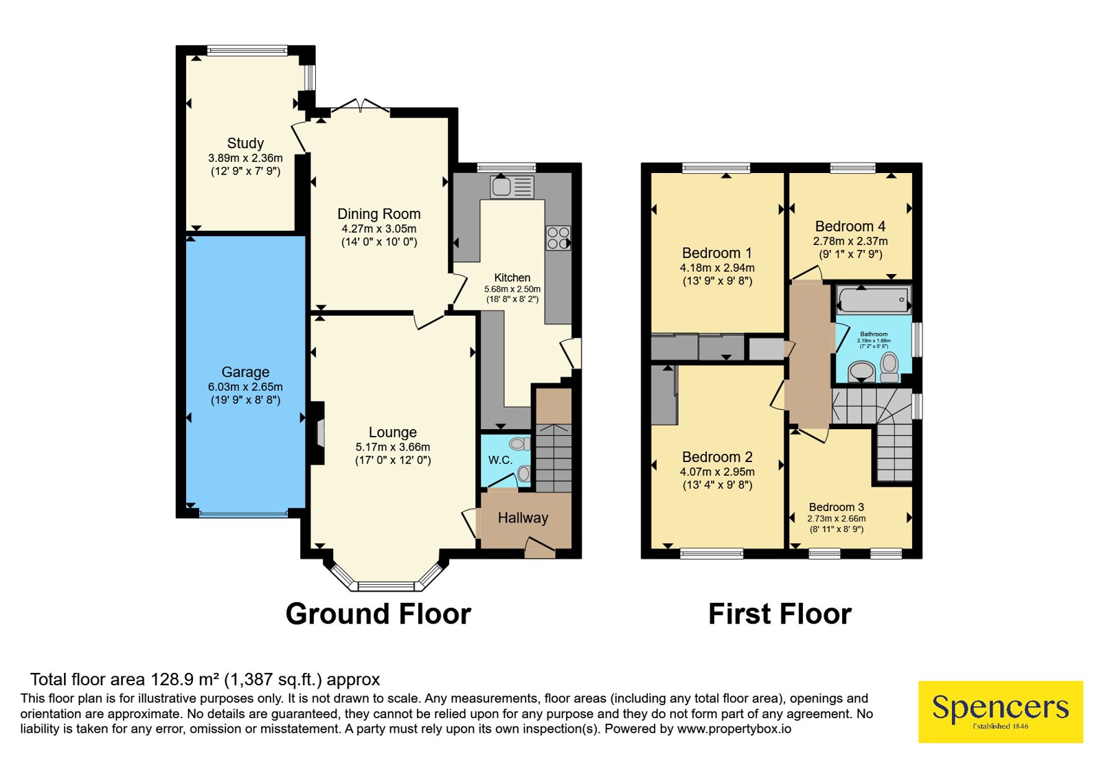 3, Riley Close, Leicestershire floorplan