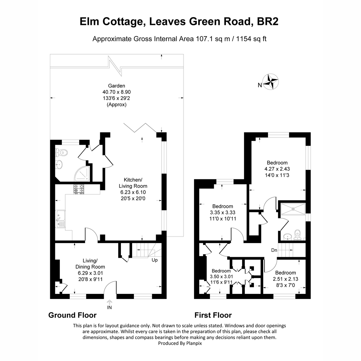 Elm Cottage, Leaves Green Road, Keston floorplan