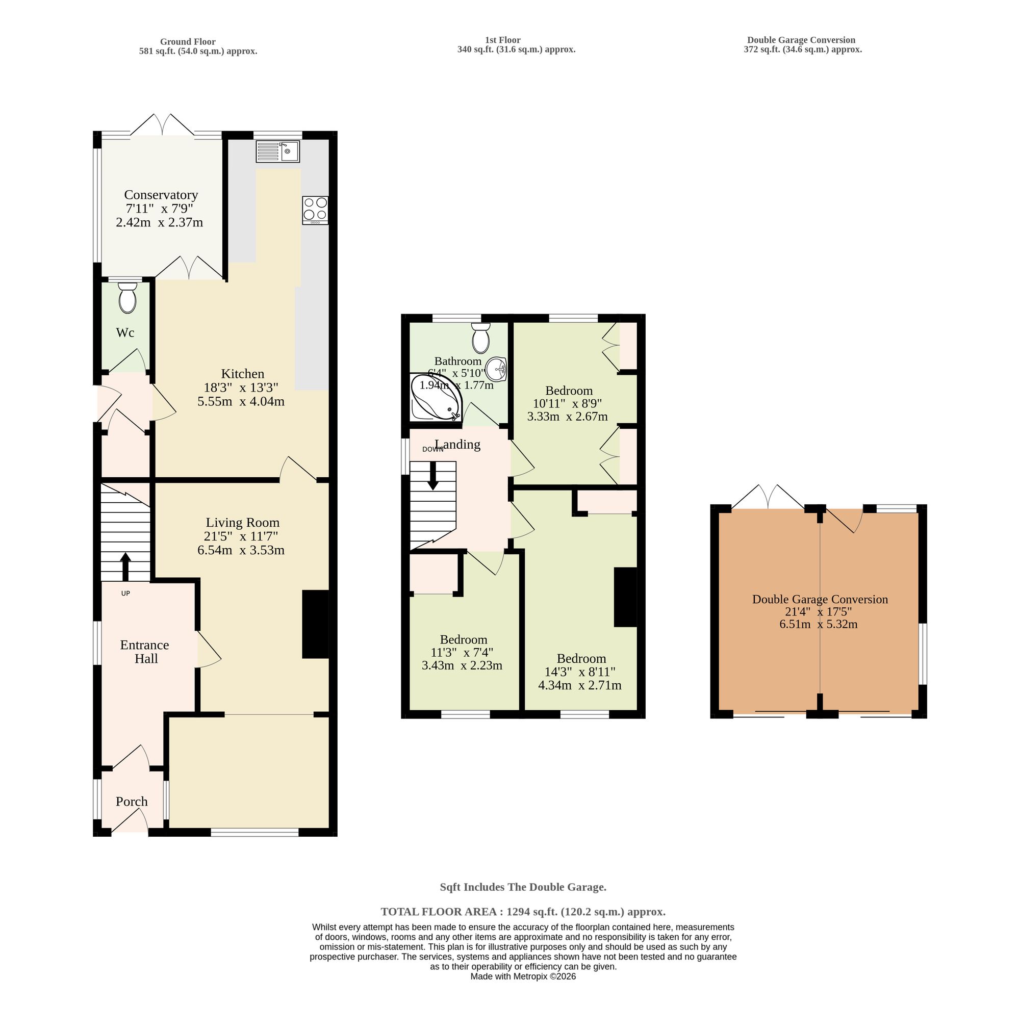13 The Gardens, Lowestoft floorplan
