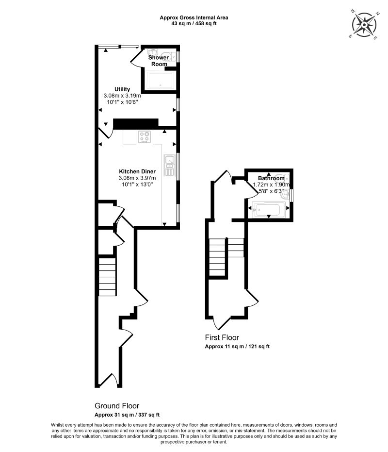 53, Desborough Road, Eastleigh floorplan