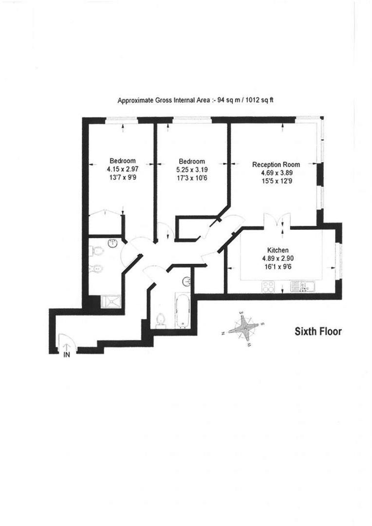 Beckford Close, Kensington floorplan