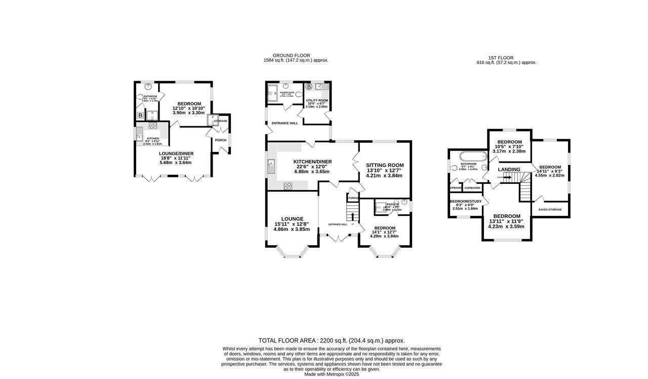 Badgers, Nonington floorplan