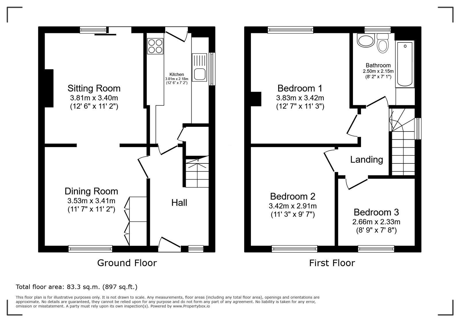 113, Walton Drive, Buckinghamshire floorplan