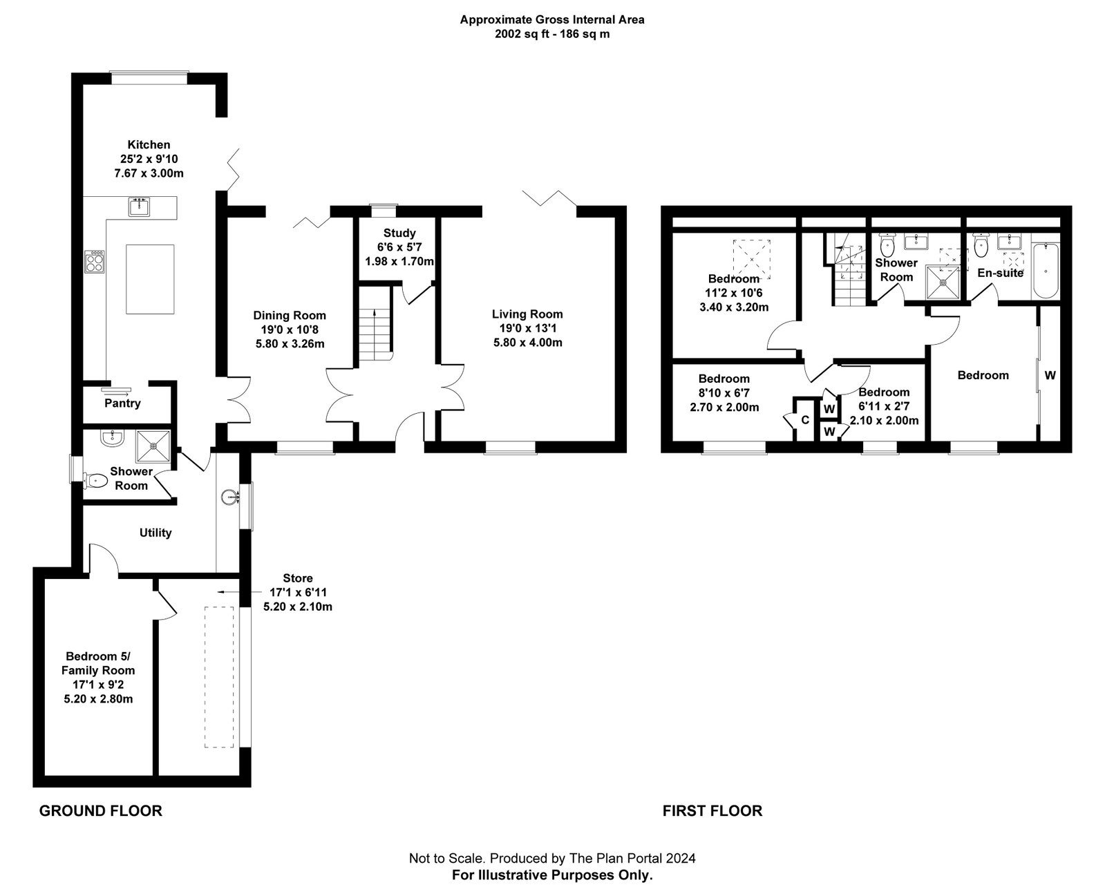 5, Millfield, Ashford floorplan