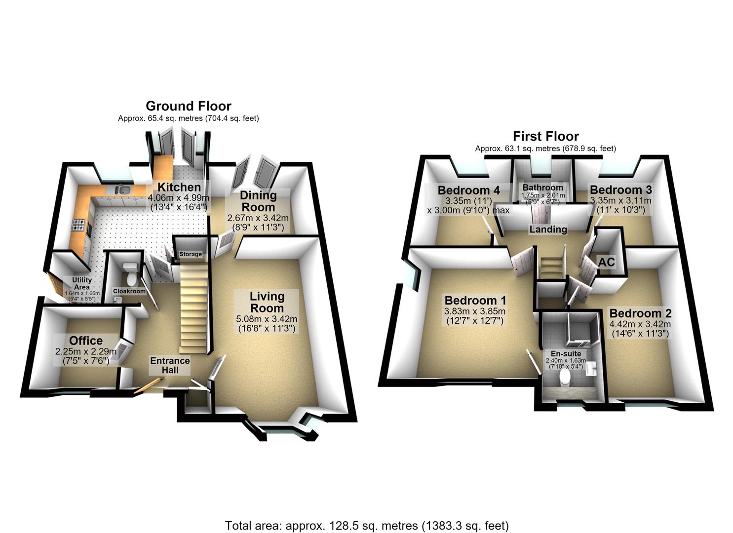 94, Bryn Uchaf, Llanelli floorplan