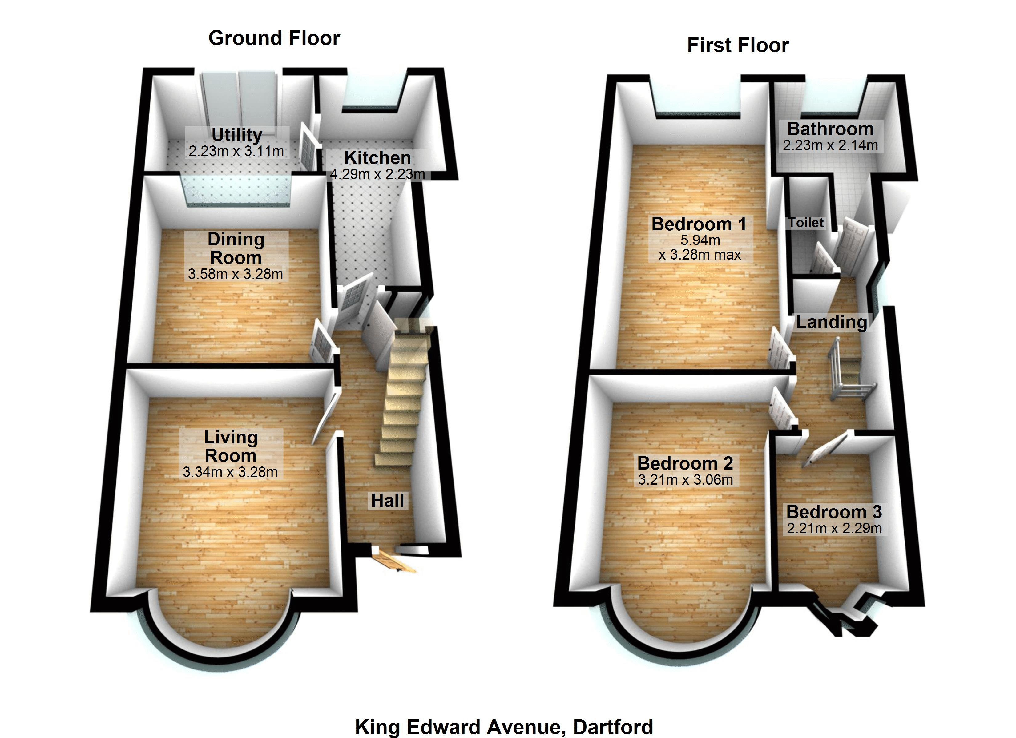 3 bed semidetached house for sale in King Edward Avenue, Dartford DA1