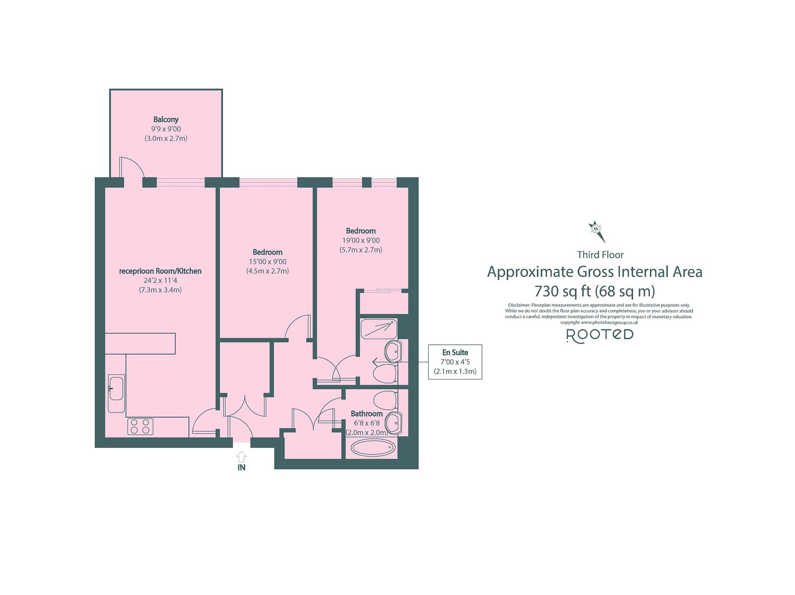 305,, Milliner House, London floorplan