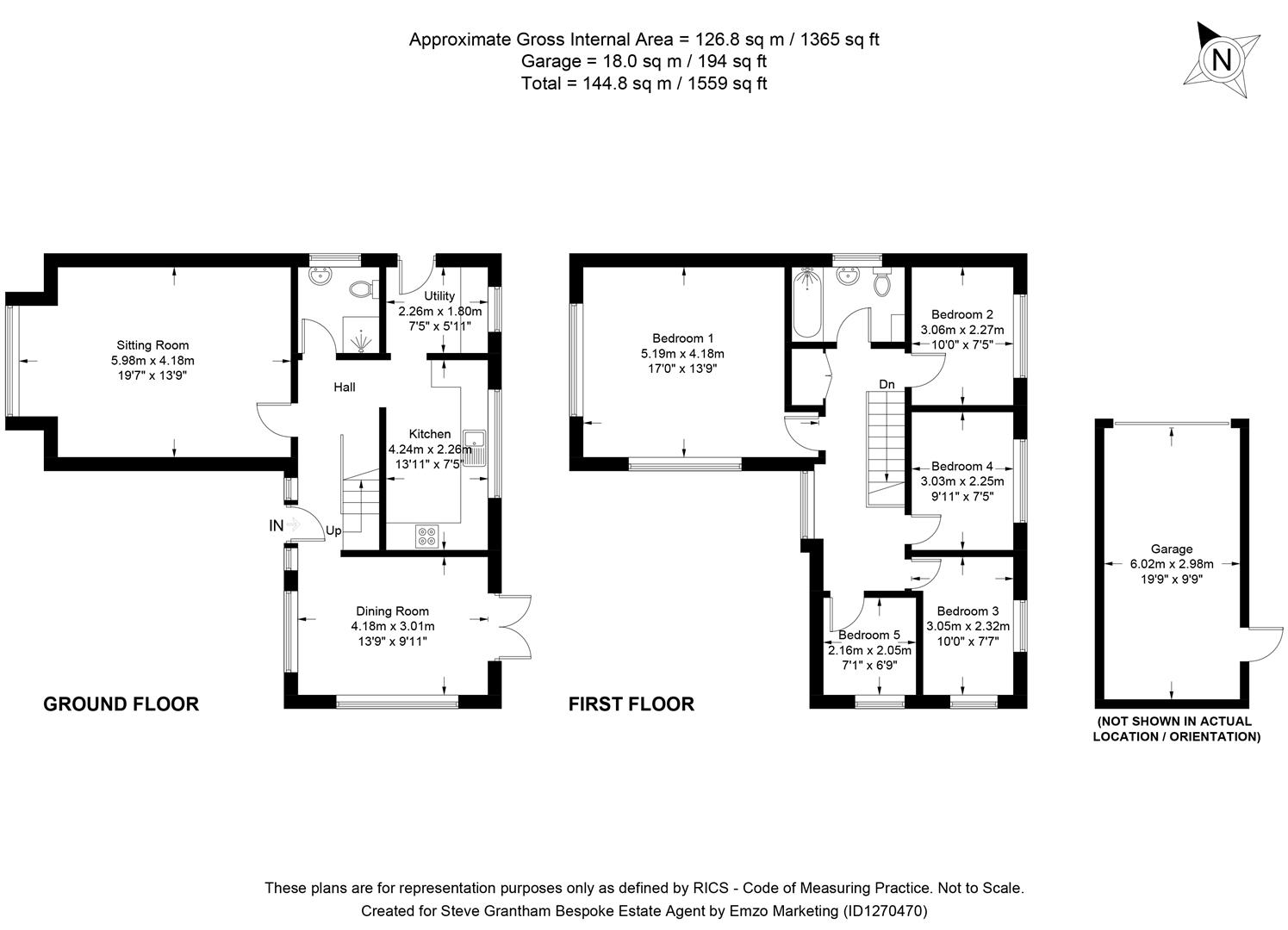46, Murray Road, Horndean floorplan