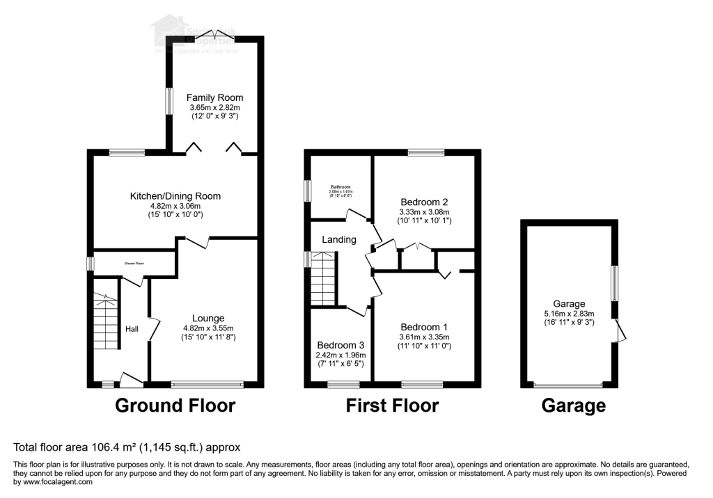 8, Harwood Close,, Stalmine floorplan