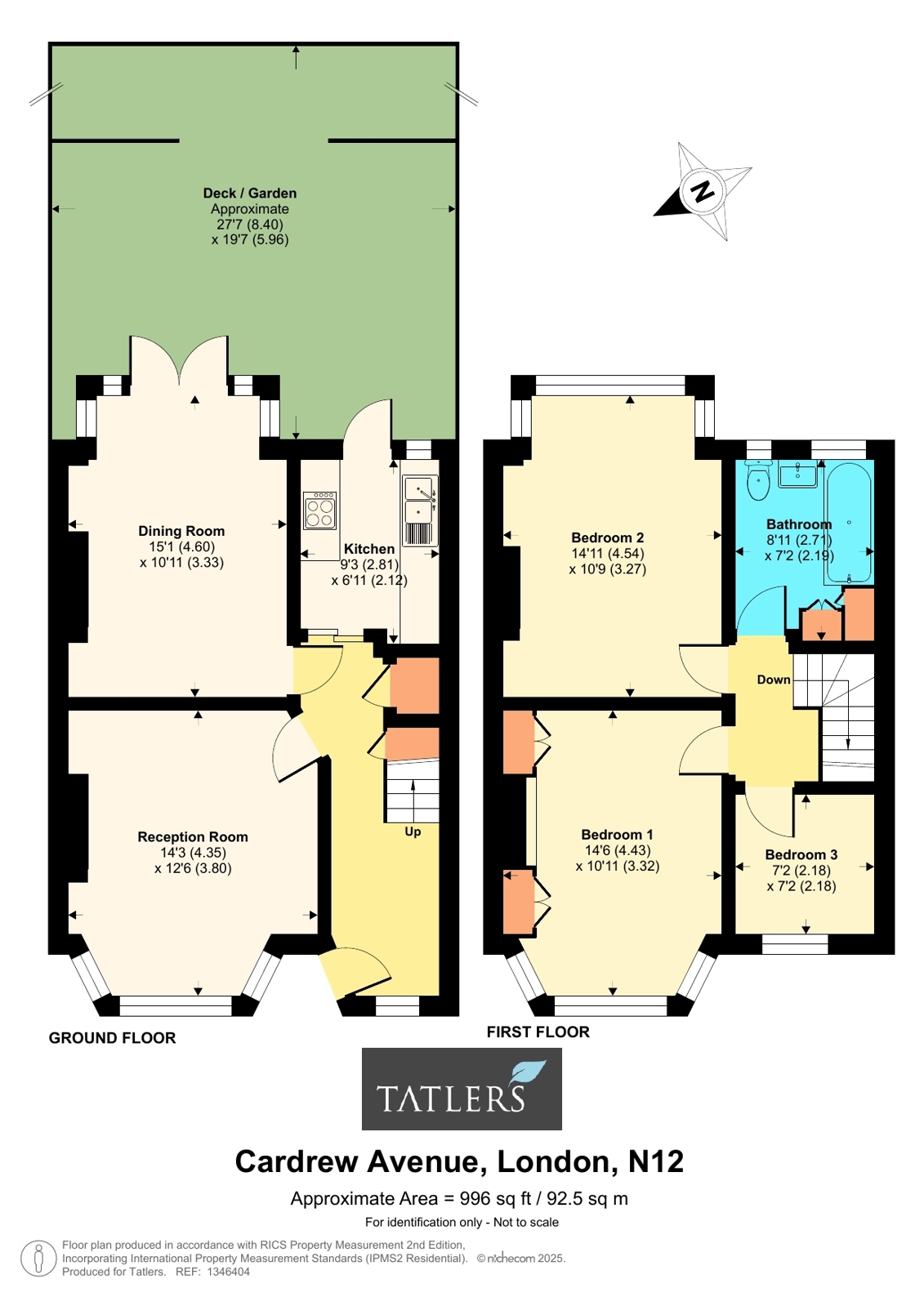 5, Cardrew Avenue, London floorplan