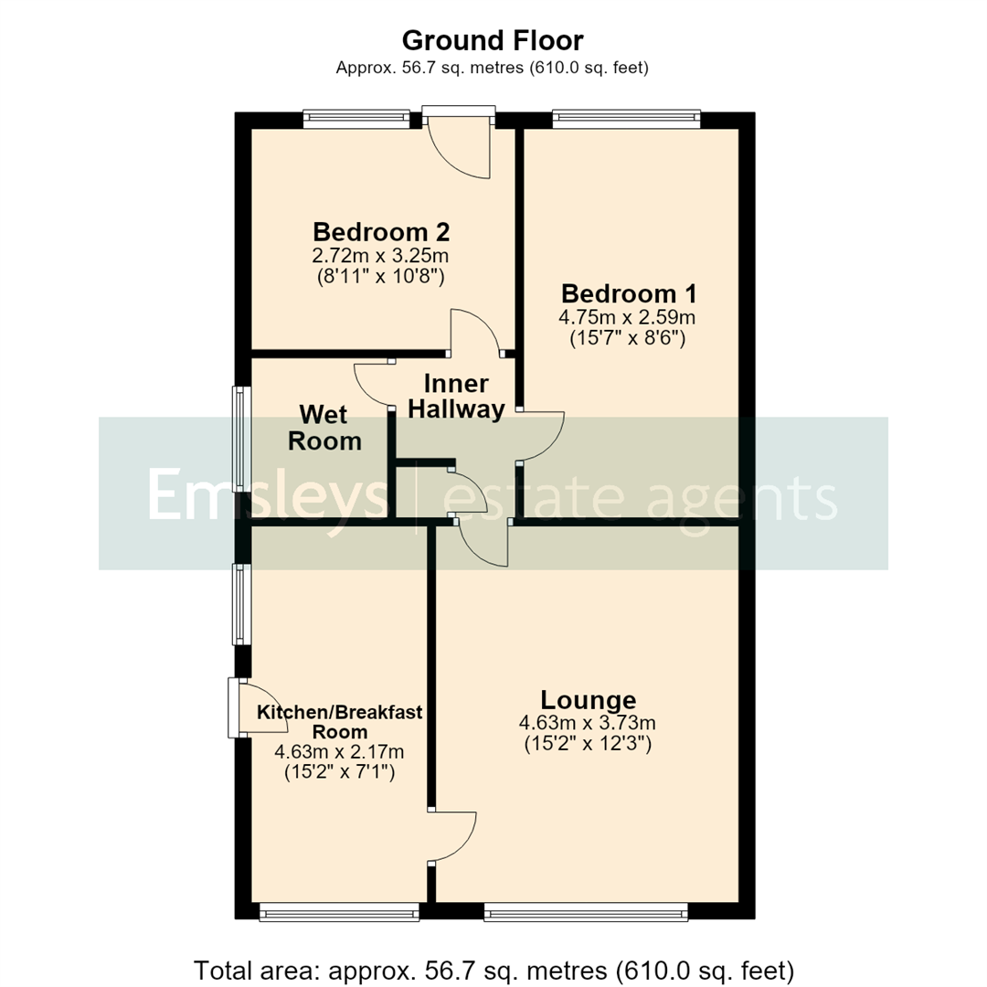 High Ridge Avenue, Leeds floorplan