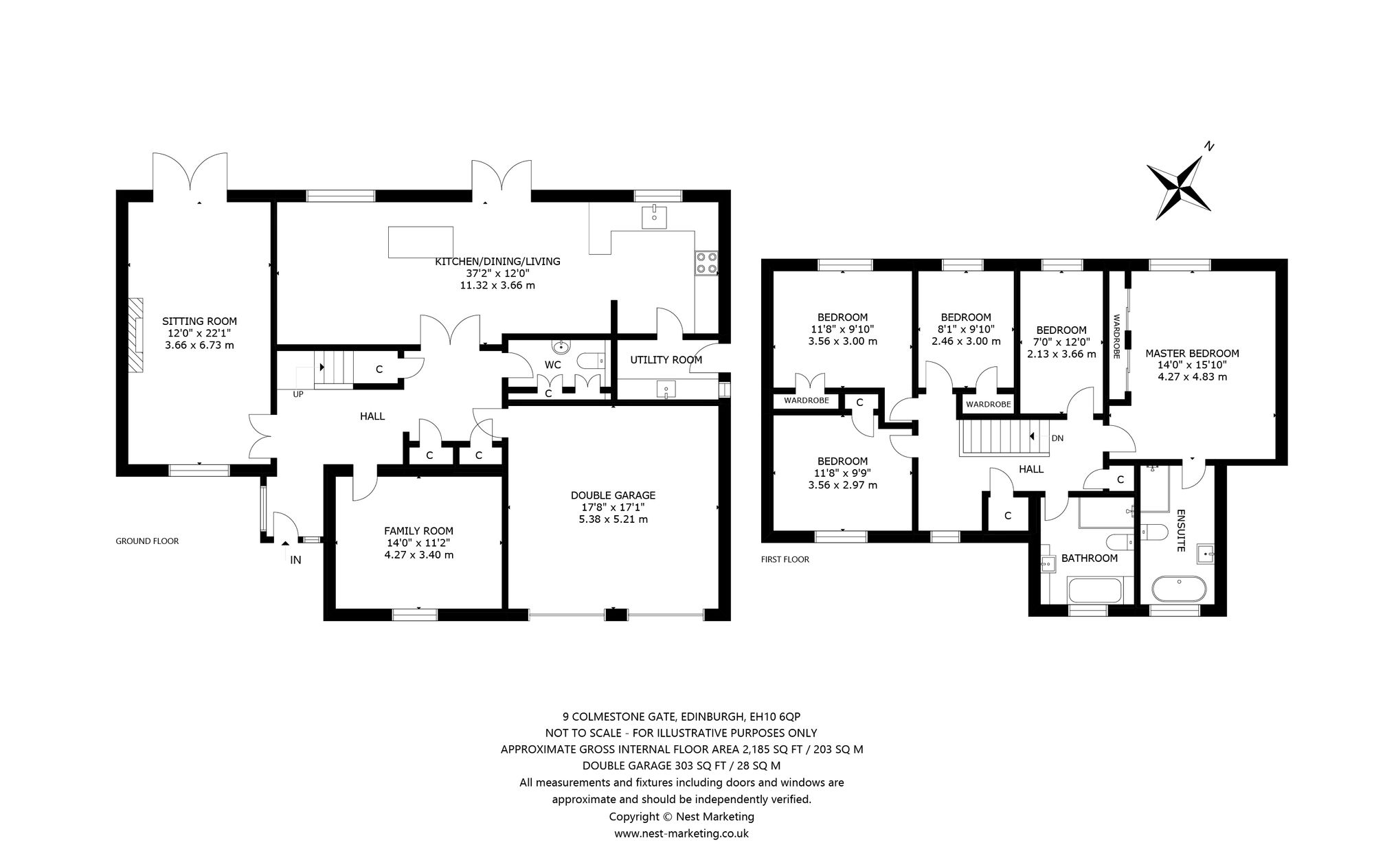 9, Colmestone Gate, Edinburgh, EH10 floorplan