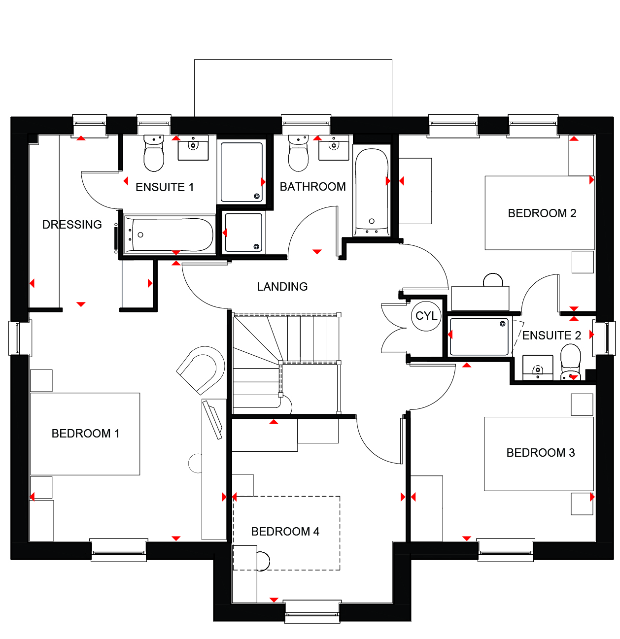 H873752, Great Horwood Road, Winslow floorplan