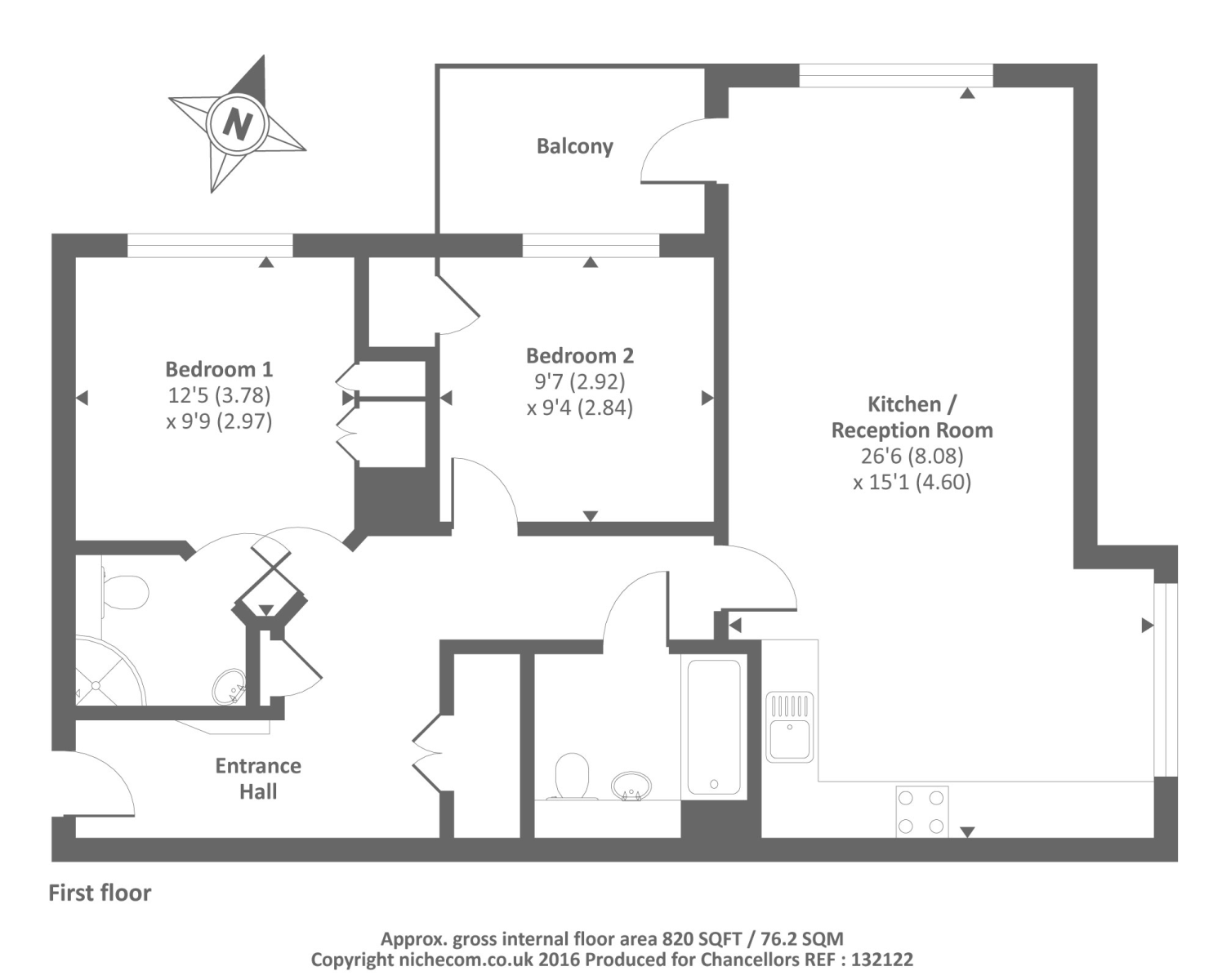 2 Bedrooms Flat to rent in Richmond, Surrey TW1