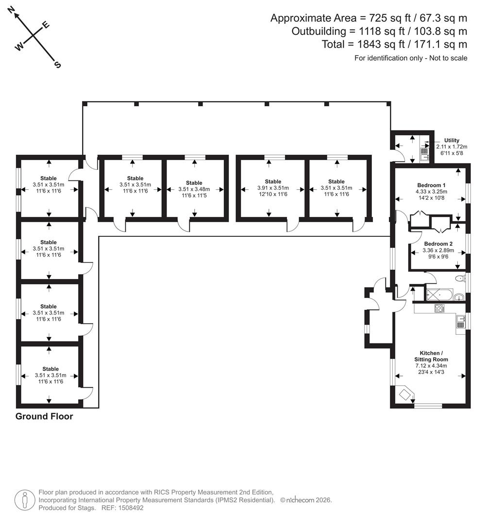 Linhay Cottage, Minehead floorplan