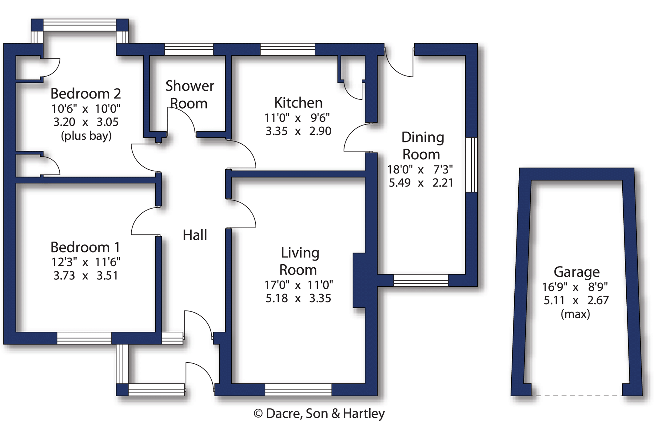 2, Fell View, Skipton floorplan