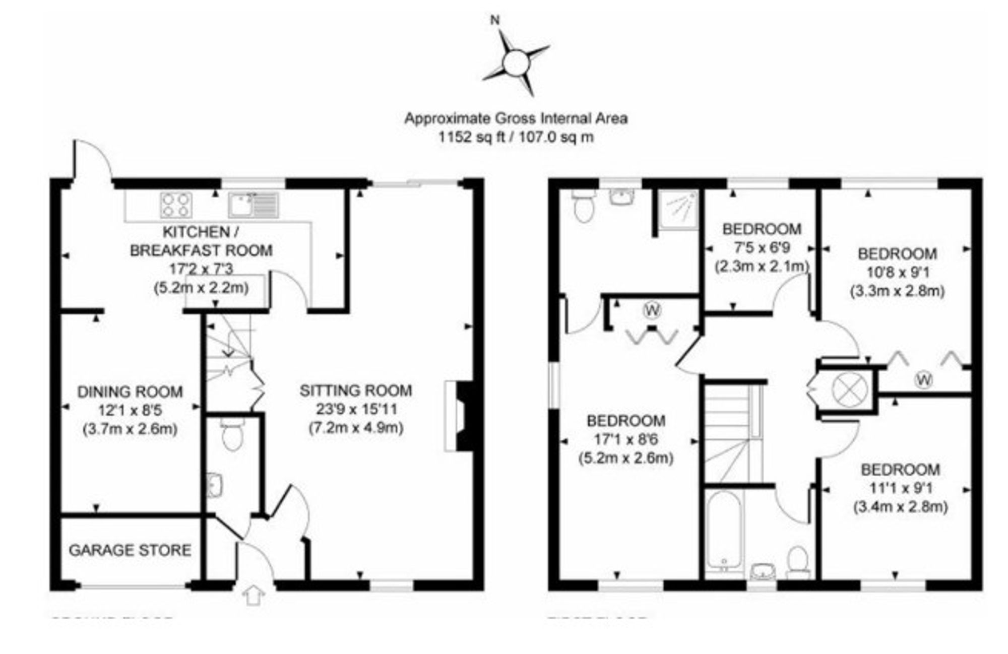 8, Callender Walk, Haywards Heath floorplan
