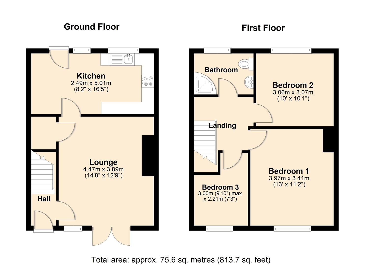 174, Wansbeck Road, Hull floorplan