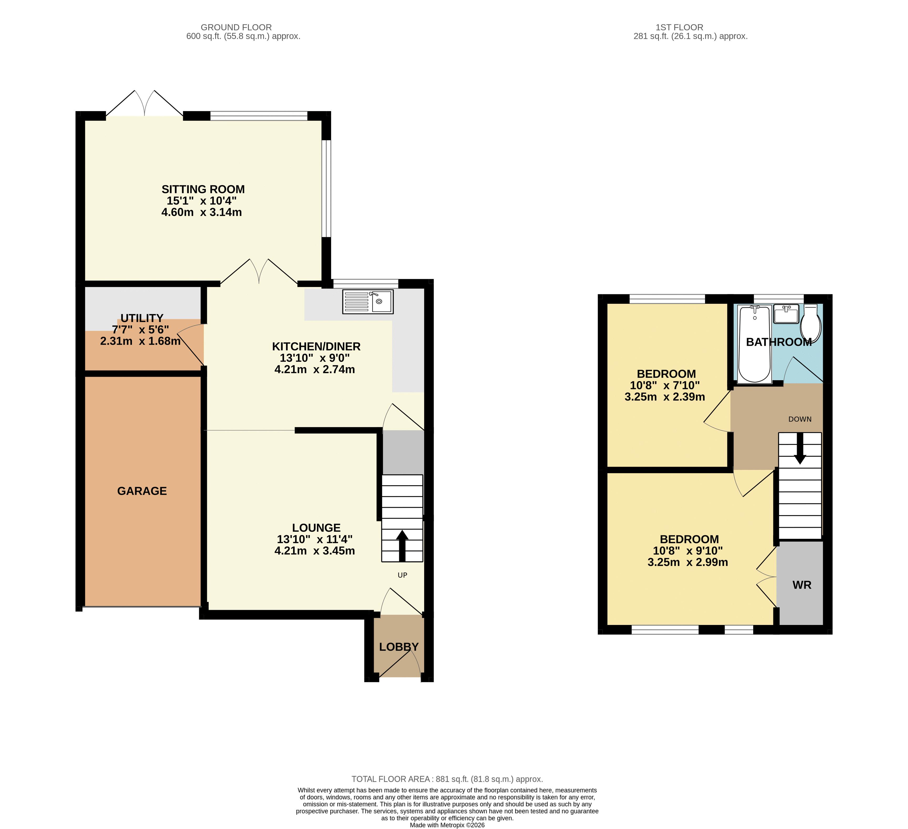St. Matthews Close, Lincoln floorplan