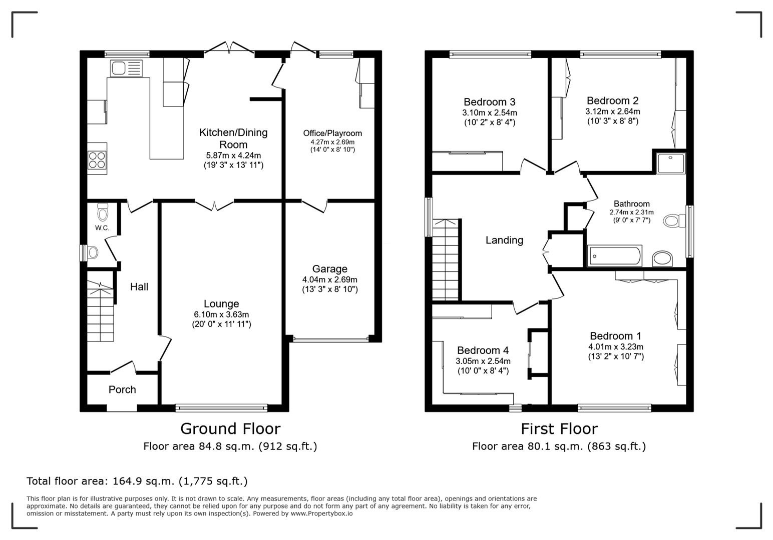 229, Carr Lane, Willerby floorplan