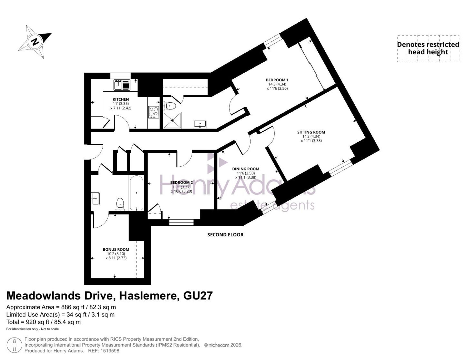 31 Meadowlands Drive, Haslemere floorplan