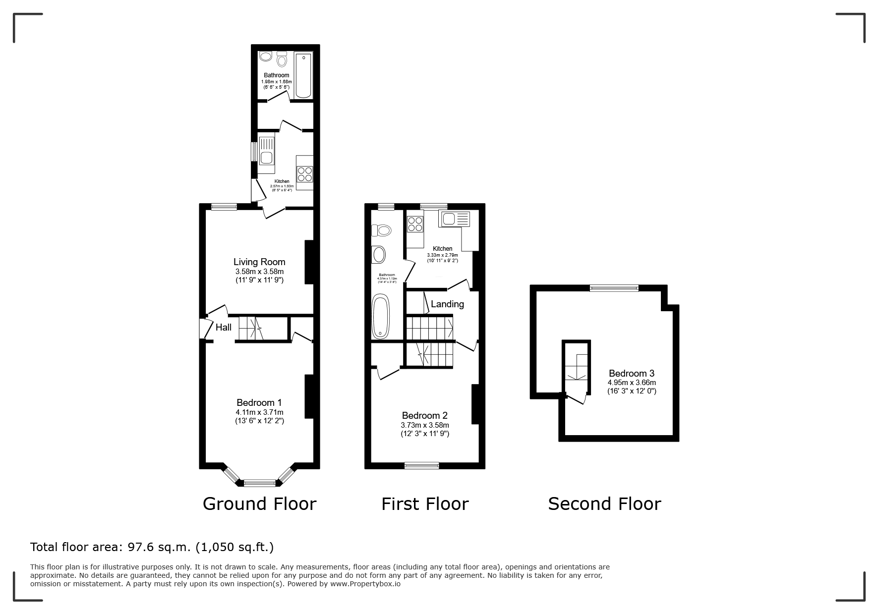 129, Overton Road, Sheffield floorplan